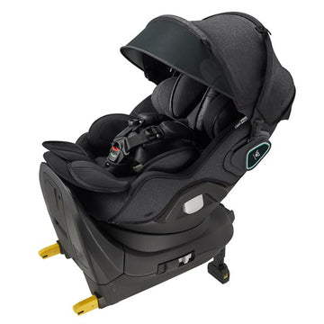 アップリカ マモリラ ニンバスブラック (BK) ISOFIX R129適合 コンパクトベッド型チャイルドシート【P/N】【送料無料 沖縄・一部地域を除く】